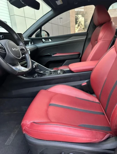 Kia GT k5 2023 BLACK RENTAL IN DUBAI - undefined